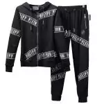 survetement philipp plein homme pas cher bande oblique